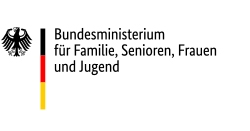 Logo des Bundesministeriums für Familie, Senioren, Frauen und Jugend 